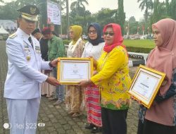 Upacara HJB Ke-542 Kabupaten Bogor di Lapangan Tegar Beriman Cibinong