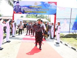 Sebagai Wujud Perhatian Pimpinan, KASAL Tinjau Pos Babinpotmar dan Kegiatan Bakti Sosial di Perawang Riau