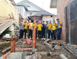 Bantu Lakukan Rehab Rumah, Ini Yang Disampaikan Kabag Logistik Polres Pagar Alam Kompol Kasmini