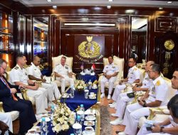 TNI AL Terima Kunjungan Kehormatan Panglima Komando Indo-Pasifik Amerika Serikat