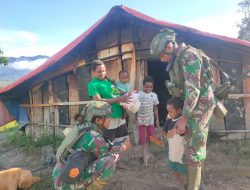 Komsos Satgas Yonif 323 Buaya Putih, Ciptakan Kedamaian Papua