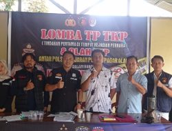 Pimpin Lomba TP-TKP Antar Polsek Jajaran, Ini Yang Disampaikan Kasat Reskrim Polres Pagar Alam Iptu Candra Kirana