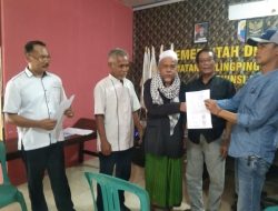 43 Penggarap, Tanah Lahan Haregem di Serah Terimakan Kepada Pemerintah