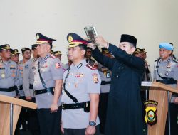 Kapolda Irjen A Rachmad Wibowo Pimpin Serah Terima 4 Pejabat Utama dan 4 Kapolres Dijajaran Polda Sumsel