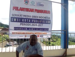 Ketua SMSI Sumsel Lantik Kepengurusan SMSI Kota Pagar Alam Periode 2024-2027