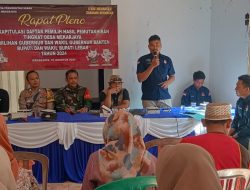 Rapat Pleno Panitia Pemungutan Suara Desa Mekarjaya