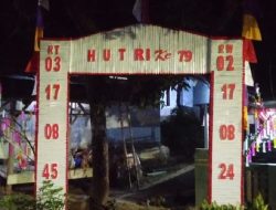 Sambut HUT RI ke -79 Masyarakat dan Pemuda Bangun Gapura