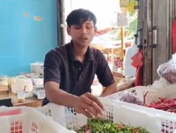 Harga Cabe Merah Kriting di Pasar Muara Binuangeun Sangat Pedes, Tembus 80 Ribu