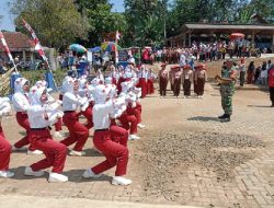 Puluhan Regu Gerak Jalan Ikut Berpartisipasi Dalam Memeriahkan HUT RI ke-79 di Kecamatan Cijaku