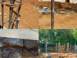 Bangunan Revitalisasi SMA Wanasalam Diduga Kurang Pengawasan