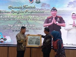 Hadiri Undangan di Rumah Dinas Walikota, Kajari Pagar Alam Fajar Mufti Didampingi Ketua IAD Pamit Pindah Tugas
