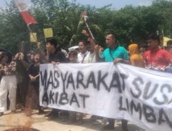 Dinilai Cemari Aliran Sungai, PT TCI di Demo Puluhan Mahasiswa dan Masyarakat