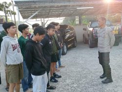 10 Remaja Pelaku Balap Liar Diamankan Polsek Cibadak