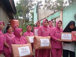 Peduli Kebakaran di Alun Dua, Persatuan Bhayangkari Polres Pagar Alam Salurkan Bantuan ke Ahli Musibah