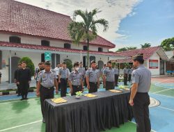 Teguhkan Integritas, Pegawai Lapas Rangkasbitung Tanda Tangani Janji Kinerja