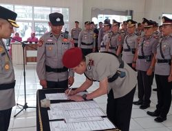 Rotasi Besar besaran di Polres Pagar Alam Sejumlah Kabag, Kasat dan Kasi di Ganti