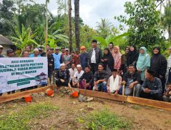 Peletakan Batu Pertama Mushola Siaga Bencana di Desa Idaman, Pandeglang