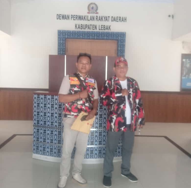 LMP Macab Lebak Pimpinan Iwan Tahapary Layangkan Surat Audiensi ke Komisi II DPRD Lebak, pada Selasa (04/02/2025).