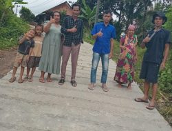 Desa Ciakar Bangun Jalan Poros Desa Dari APBdesTahun Anggaran 2025