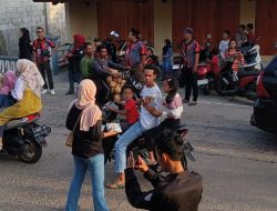 Karang Taruna Rampak Desa Situregen dan Ormas Pemuda Pancasila PAC Panggarangan Berbagi Takjil