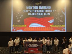 Usai Kegiatan Nobar “Sayap Sayap Patah”2 Kapolres Pagar Alam AKBP Erwin aras Genda Sampaikan Hal Ini