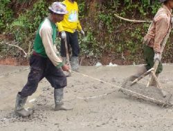 Diduga Mark Up Anggaran HOK, Pemdes Citorek Kidul Bayar Upah 30 Ribu Perhari Pada Proyek Jalan Rabat Beton di Kampung Ciusul