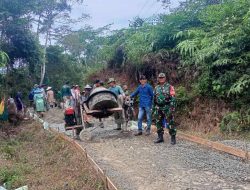 Senyum Lebar Warga Apresiasi Pembangunan Rabat Beton yang Sukses di Bangun Oleh Pemdes Cikate Melalui Dana Desa (DD) Th 2025
