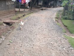 Akibat Hujan, Pemdes Tamansari Belum Melaksanakan Pembangunan Infrastruktur