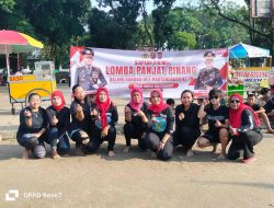 KSSD Meriahkan Lomba Panjat Pinang di HUT Bhayangkara Ke-79 Polres Lebak