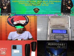 Sat Narkoba Polres Pagar Alam Kembali Amankan Pelaku Pengedar Narkoba
