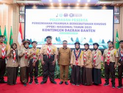 Semua Anak Istimewa: Gubernur Banten Lepas Kontingen Pramuka Berkebutuhan Khusus ke Ajang Nasional