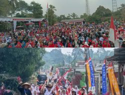 Warga Cijaku Antusias Ikuti Jalan Santai HUT RI ke-80