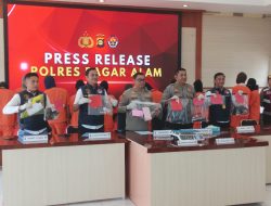 Pimpin Fress Conference Ungkap Perkara Narkoba, Ini Pesan Kapolres Pagar Alam AKBP Januar Kencana Setia Persada