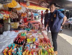 Pimpin Sidak Ketahanan Pangan Di Pasar Tradisional, Kasat Reskrim Polres Pagar Alam IPTU Irawan Adi Chandra Sampaikan Hal Penting Ini