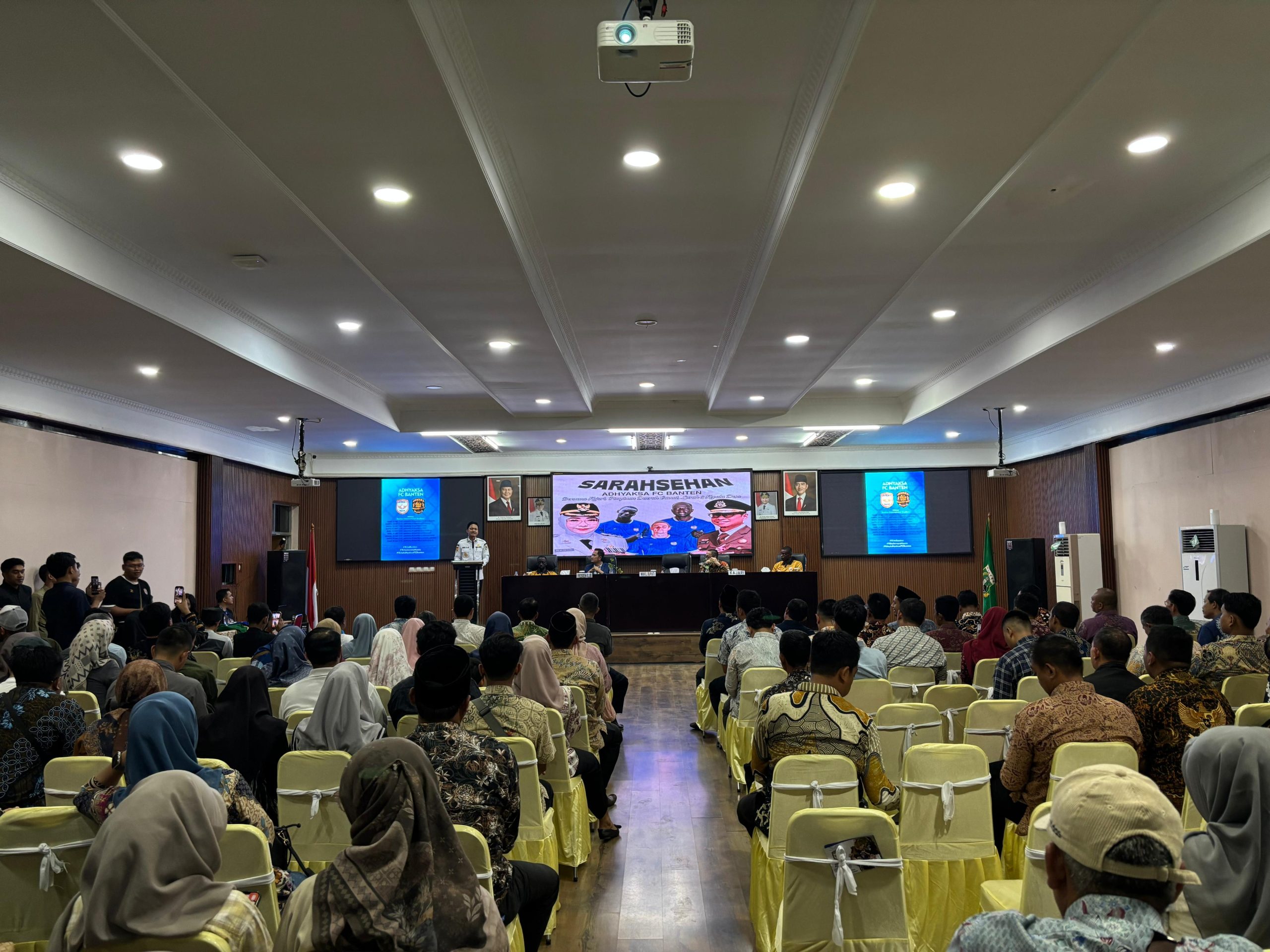 Adhyaksa FC Banten Gelar Saresehan di Kabupaten Pandeglang, pada Kamis (04/09/2025).