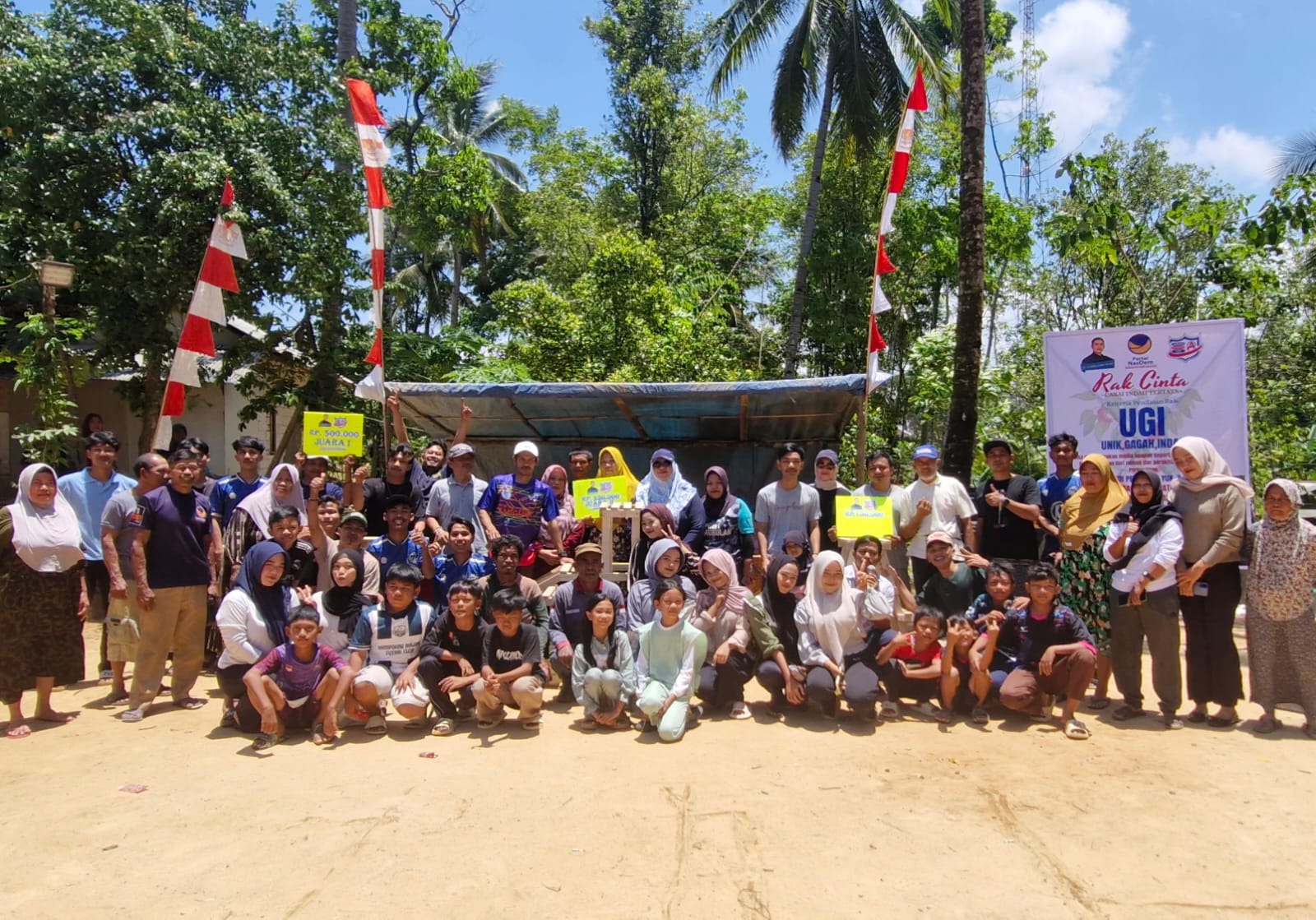 ARNEGA (Anak Remaja Neglasari) Sukses Gelar Lomba Rak Cinta Gagasan Dewan Ugi, pada Senin (06/10/2025).