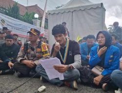 Aksi Demonstrasi di Hari Jadi Lebak ke-197, Mahasiswa Dorong Penyelesaian Masalah Berbagai Sektor