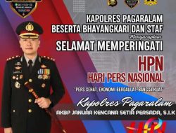 Maknai Hari Pers Nasional Kapolres Pagar Alam AKBP Januar Kencana Setia Persada  Sampaikan Hal Penting ini