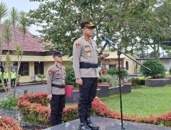 Siap Amankan Arus Mudik Idul Fitri, Polres Pagar Alam Gelar Apel Pasukan Ketupat Musi