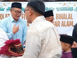 Shalat Idul Fitri Dan Halal Bihalal Bersama, Kapolres Ucapkan Maaf Lahir dan Batin