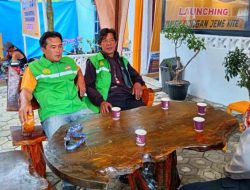 Beri Pengarahan Kepada Tukang Ojek, Ini Yang di Sampaikan Kanit Gakum Satlantas Polres Pagar Aiptu Muhammad Syaihu