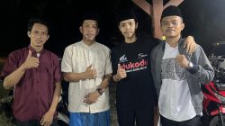 Agung Tokoh Pemuda Banjarsari bersama KNPI Kecamatan Banjarsari Apresiasi Wifi Dukodu, Blank Spot Kini Hilang, pada Senin (20/04/2026).