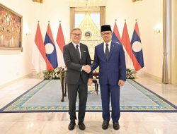 Menlu Sugiono Terima Wapmen Luar Negeri Laos, Bahas Penguatan Hubungan Bilateral