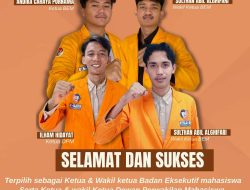 Andika Cahaya Purnama dan Sulthan Abil Alghifari Resmi Terpilih sebagai Presma dan Wapresma 2026–2027