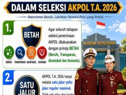 Polda Banten Tegaskan Penerimaan Anggota Polri 2026 Berjalan Bersih dan Tanpa Pungutan