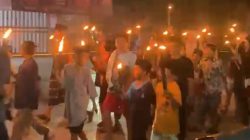 Malingping Membara! Ratusan Warga Tumpah Ruah Semarakkan Pawai Obor Dengan Semangat Menyala