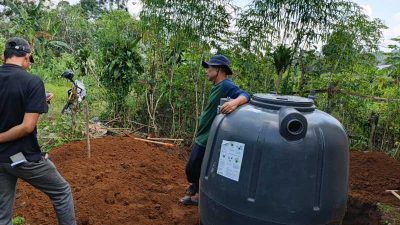 Dapat Bantuan Tanki Septik Individual Komunal Warga Pelang Kenidai Ucapkan Terima kasih