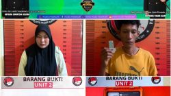 Ungkap Peredaran Sabu, IPDA Dobi Amankan Dua Tersangka Beserta Barang Bukti