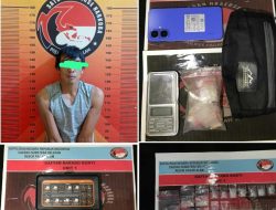 Tancap Gas Sat Res Narkoba Polres Pagar Alam Tangkap Pelaku Dan Barang Bukti Shabu-Shabu 11,86 Gram
