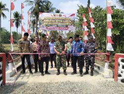 Peresmian Jembatan Beton Garuda di Wanasalam, Sibernet Malingping Hadir Beri Dukungan